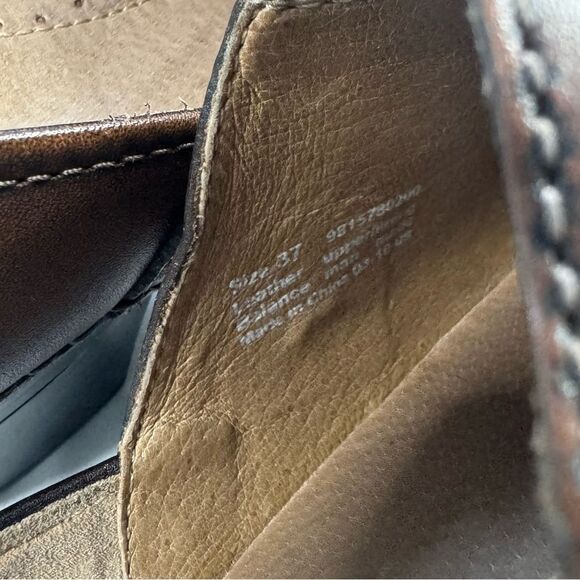 Dansko Brown Leather Mules - Picture 6 of 9